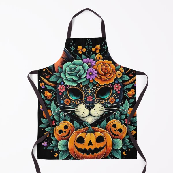 Item preview, Skull Cat Day of the Dead Halloween designed and sold by GlaSher.