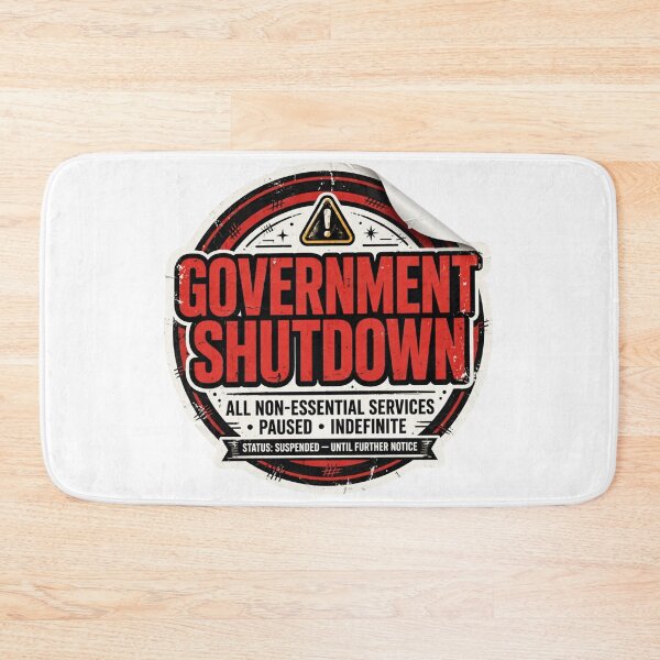 Item preview, Government Shutdown Design designed and sold by Xeneros.