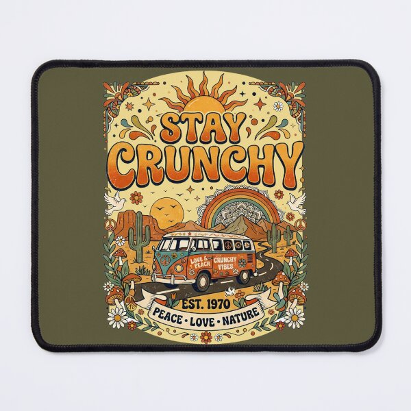 Item preview, Stay Crunchy: EST 1970 designed and sold by Finding Source Designs.