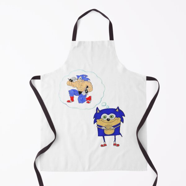 Item preview, sonic the hedgehog spongebob squarepants strong man designed and sold by retro_hobbie_shop.