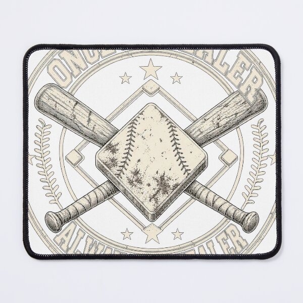 Item preview, Once A Stealer Always A Stealer Crossed Bats Baseball Plate designed and sold by Aqouiatiqe.