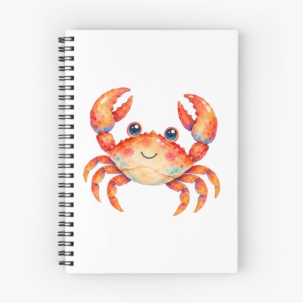 Item preview, Smiling red crab designed and sold by trendspatterns.