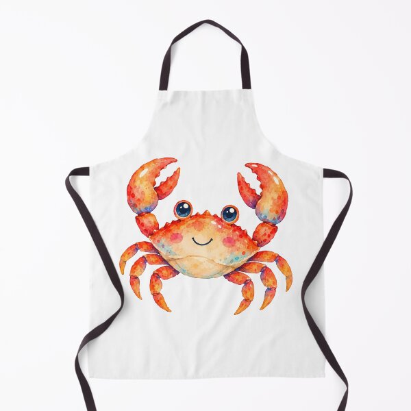 Item preview, Smiling red crab designed and sold by trendspatterns.