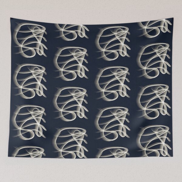 Item preview, Light Line Art Abstract Swirl Design designed and sold by CaramelCo.
