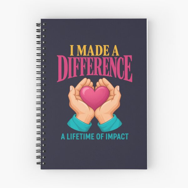 Item preview, I Made a Difference Retired Social Worker designed and sold by PunchDrop.