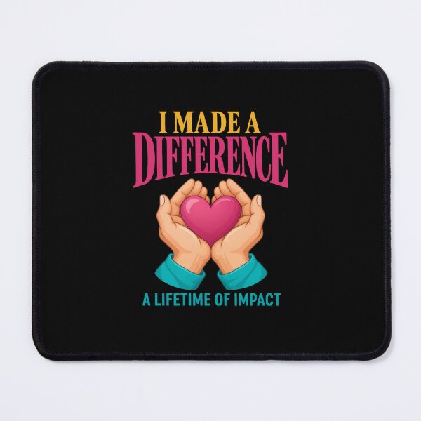 Item preview, I Made a Difference Retired Social Worker designed and sold by PunchDrop.