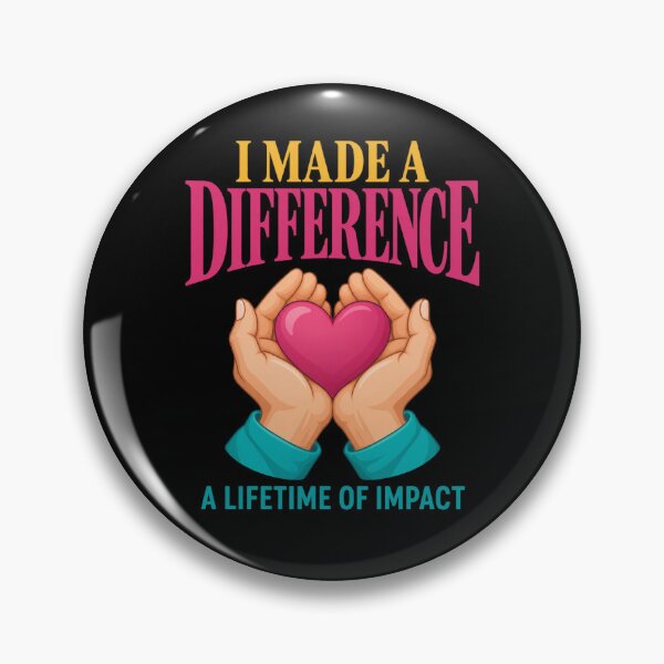Item preview, I Made a Difference Retired Social Worker designed and sold by PunchDrop.