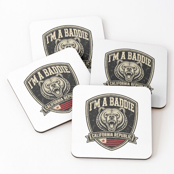 Item preview, I'm A Baddie Bear Shirt | Funny Vintage California Republic Tee designed and sold by CozyandBright91.