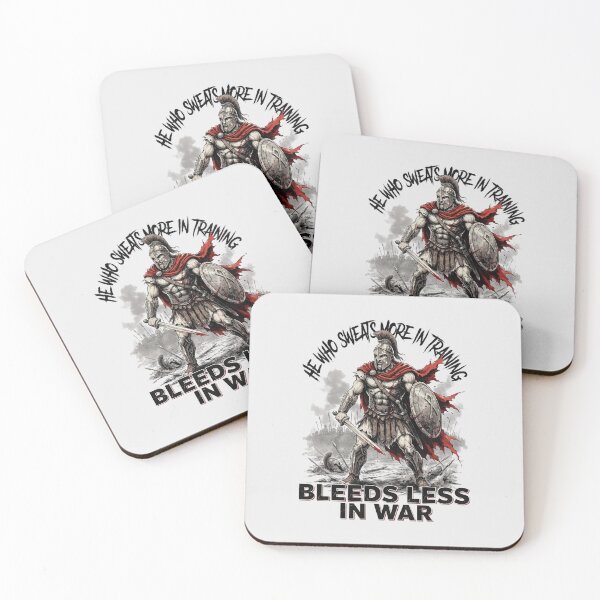 Item preview, Sweats More In Training Bleeds Less In War Spartan designed and sold by Enea Kelo.