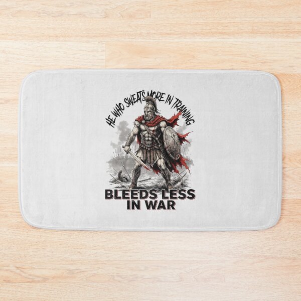 Item preview, Sweats More In Training Bleeds Less In War Spartan designed and sold by Enea Kelo.