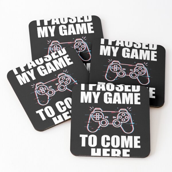 Item preview, I paused my game to be here - gamer shirt designed and sold by mnkyride.