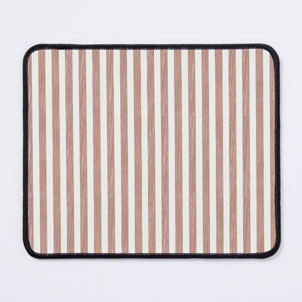 Item preview, Terracotta Vertical Stripes Minimalist Pattern Design for Dorm and Nursery | Vintage Brown Stripe Pattern Gift for Her | Cozy Cottagecore Terracotta and Cream Stripe Design designed and sold by VivaFy.