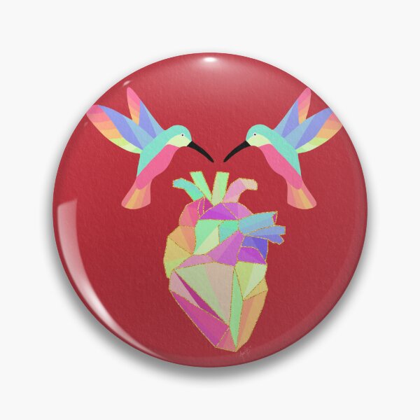 Item preview, Hummingbirds and heart red designed and sold by Ana Gorozpe.
