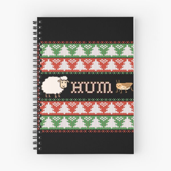 Item preview, Bah Humbug | Classic Holiday | Pixelated Sheep & Bug Ugly Christmas Sweater designed and sold by SunandShade.