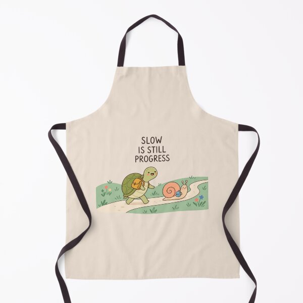 Item preview, Slow Is Still Progress | Cute Turtle & Snail Motivation designed and sold by MrDev.