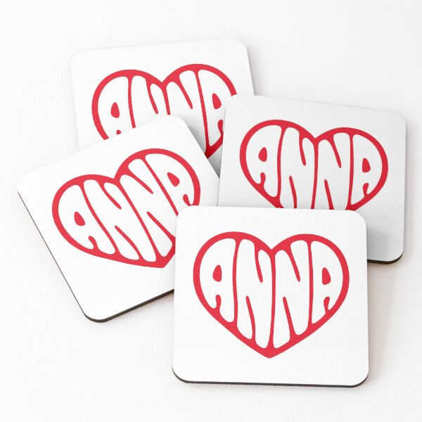 Item preview, Anna Name in a Red Heart designed and sold by SayMaria.
