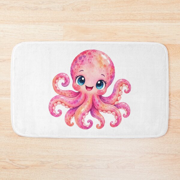 Item preview, Pink baby octopus designed and sold by trendspatterns.