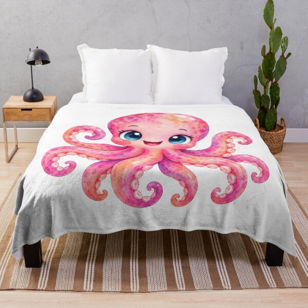 Item preview, Pink baby octopus designed and sold by trendspatterns.