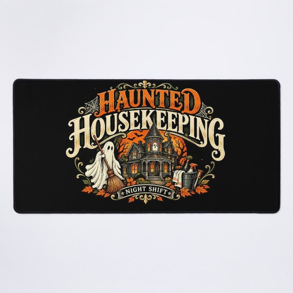 Item preview, Haunted Housekeeping — Vintage Halloween Humor designed and sold by GingaArt.
