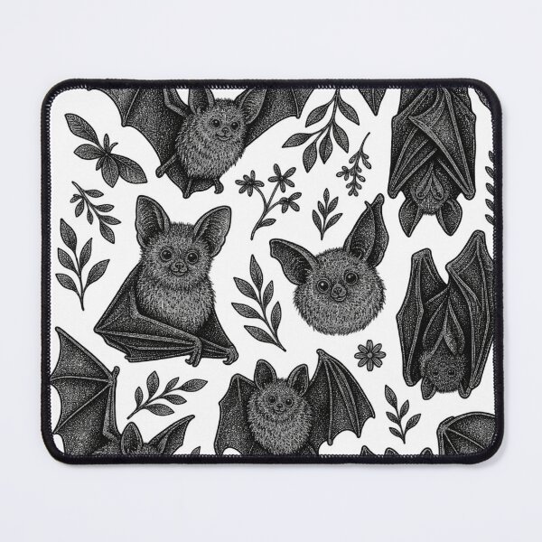 Item preview, Cute Bats Botanical Pattern designed and sold by MAXIZPRINT.