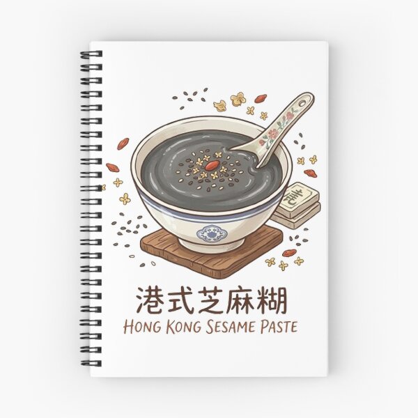 Item preview, Hong Kong Style Black Sesame Soup Dessert  designed and sold by PetalsPaws.