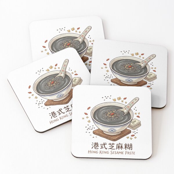 Item preview, Hong Kong Style Black Sesame Soup Dessert  designed and sold by PetalsPaws.