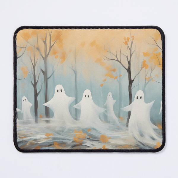 Item preview, Dancing Ghosts in Autumn Forest Watercolor Art designed and sold by NatureSight.