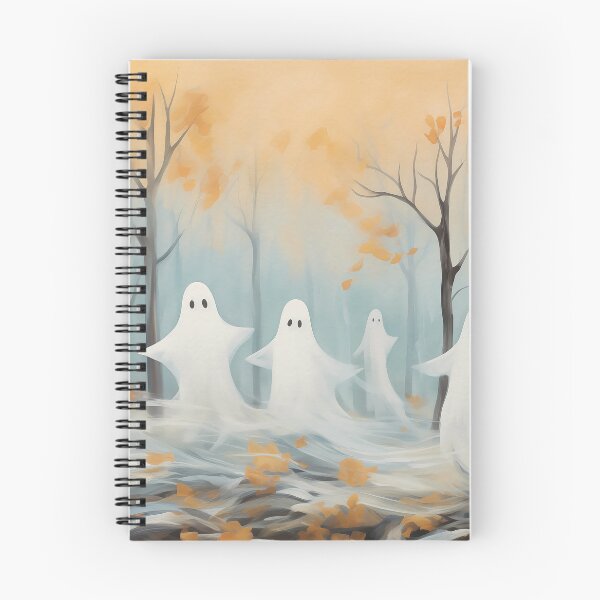 Item preview, Dancing Ghosts in Autumn Forest Watercolor Art designed and sold by NatureSight.
