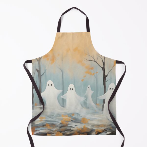Item preview, Dancing Ghosts in Autumn Forest Watercolor Art designed and sold by NatureSight.