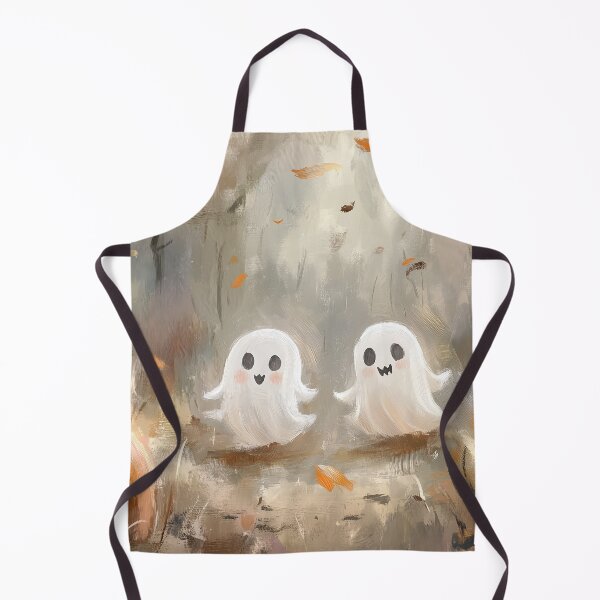 Item preview, Cute Baby Ghosts in Pumpkin Patch Painting designed and sold by NatureSight.