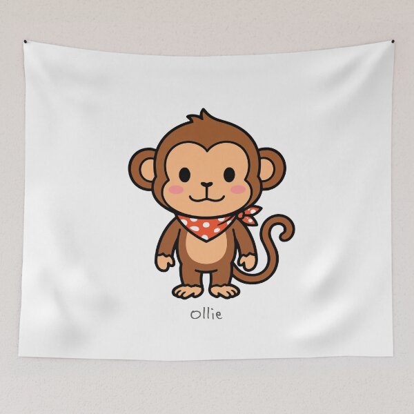 Item preview, Ollie, Little Monkey, Big Adventures - Char Char Bear & Friends designed and sold by Asterisk-a.