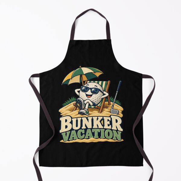 Item preview, Bunker Vacation - Funny Golf Ball designed and sold by Good Mood Foundry.