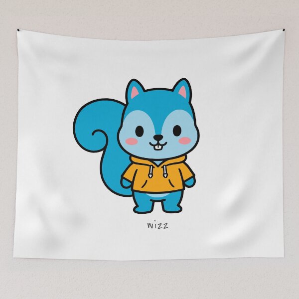 Item preview, Wizz – Cute Squirrel Toddler Clothes - Char Char Bear & Friends designed and sold by Asterisk-a.