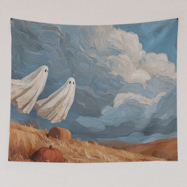 Item preview, Ghosts Floating Over Harvest Field Van Gogh Style designed and sold by NatureSight.