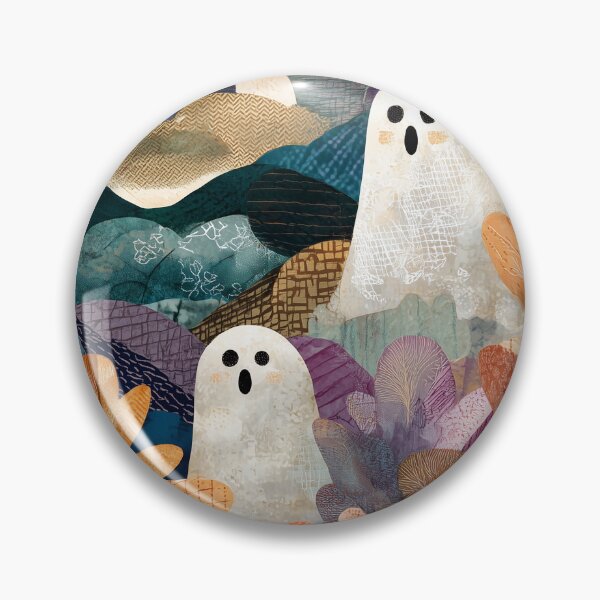 Item preview, Ghosts in Autumn Forest Collage Art designed and sold by NatureSight.