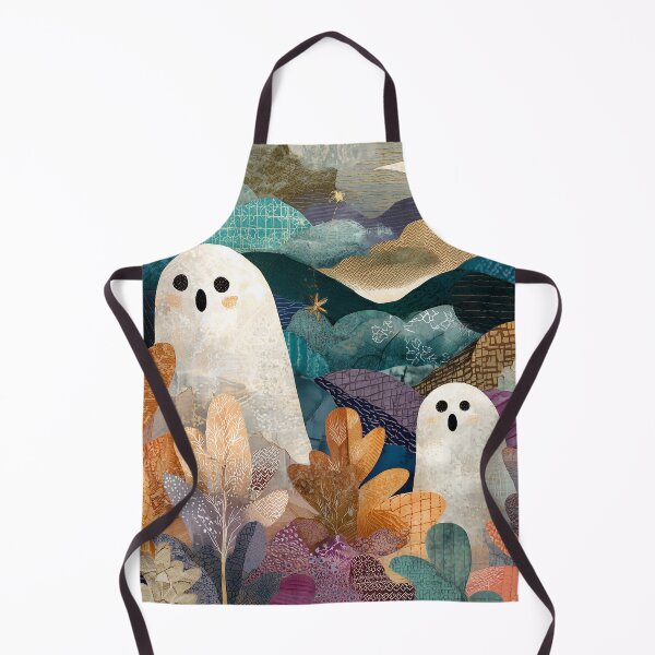 Item preview, Ghosts in Autumn Forest Collage Art designed and sold by NatureSight.