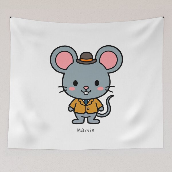 Item preview, Marvin - Quiet as a mouse (sometimes) designed and sold by Asterisk-a.
