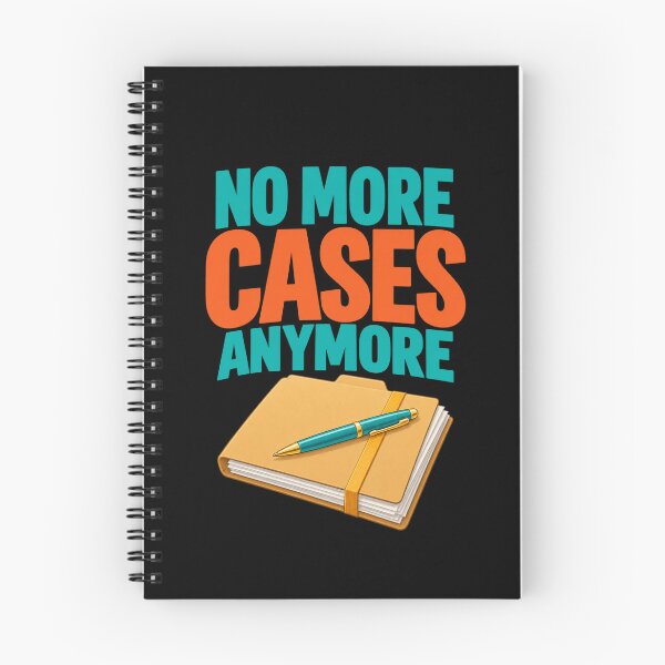 Item preview, No More Cases Anymore Retired Social Worker designed and sold by PunchDrop.