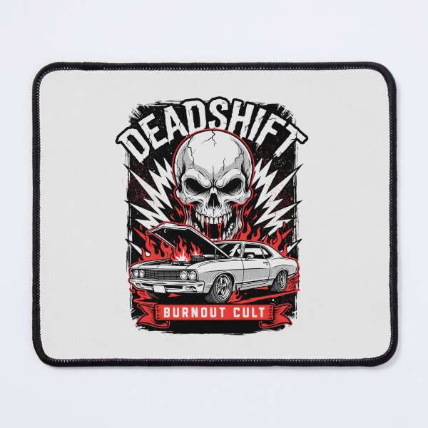Item preview, Deadshift Burnout Cult Skull Hot Rod Muscle Car designed and sold by Enea Kelo.