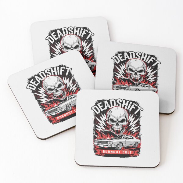 Item preview, Deadshift Burnout Cult Skull Hot Rod Muscle Car designed and sold by Enea Kelo.