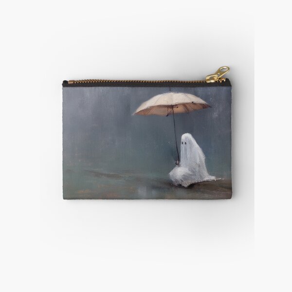 Item preview, Ghost Sitting in the Rain with Umbrella Painting designed and sold by NatureSight.