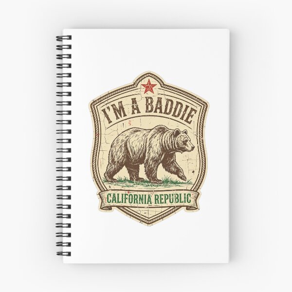 Item preview, I'm A Baddie Bear Shirt | Funny Vintage California Republic Tee designed and sold by CozyandBright91.