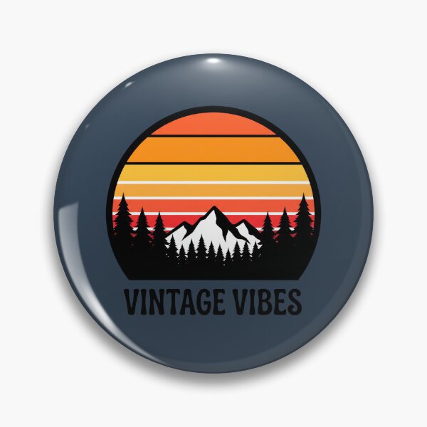 Item preview, Vintage 70s Retro Sunset Mountain Pine Forest designed and sold by pattman.