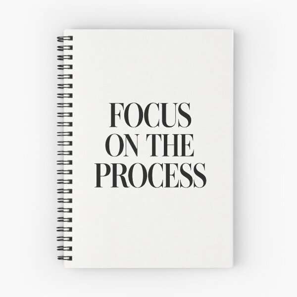 Item preview, Focus On The Process Minimalist Typography Poster designed and sold by SoftSpaceDesign.
