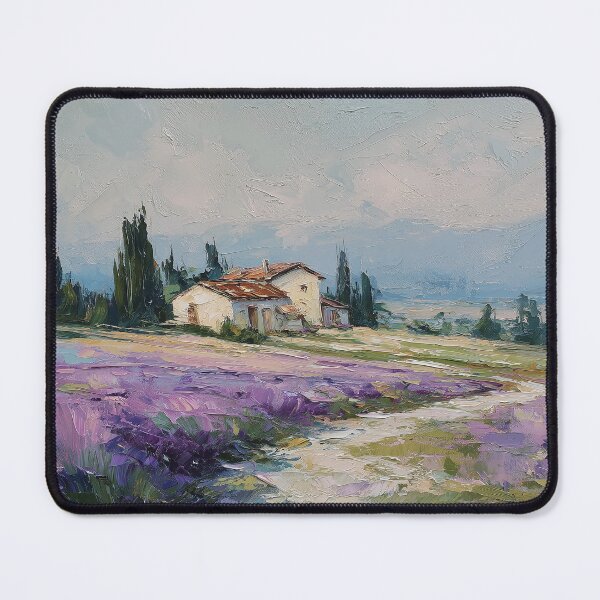 Item preview, Provence Lavender Field Farmhouse Painting designed and sold by NatureSight.