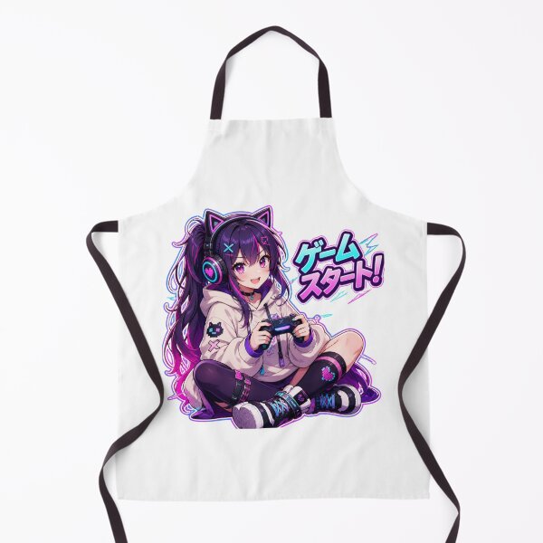 Item preview, Anime Gamer Girl Neon Gaming designed and sold by Animepopstudio.
