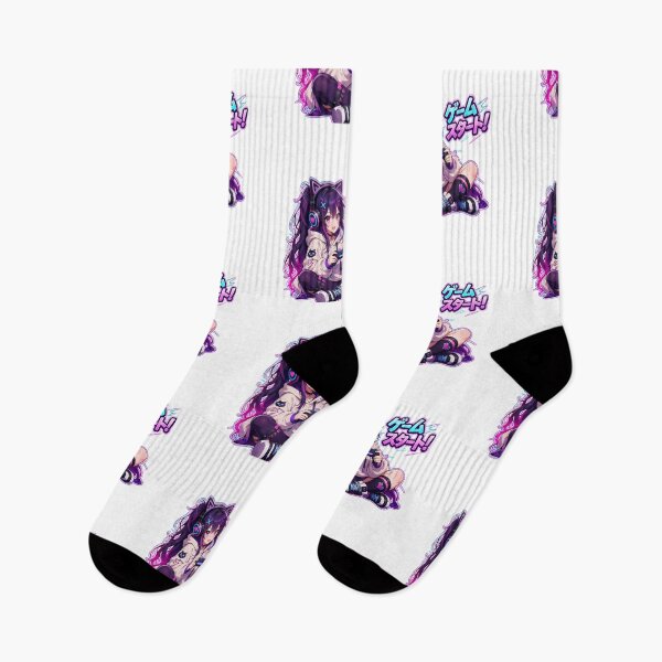 Item preview, Anime Gamer Girl Neon Gaming designed and sold by Animepopstudio.
