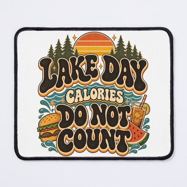 Item preview, Groovy 70s Lake Life Typography designed and sold by urbinet.