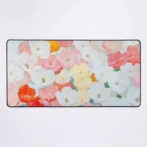 Item preview, Colorful Tulip Bouquet Oil Painting Print designed and sold by NatureSight.