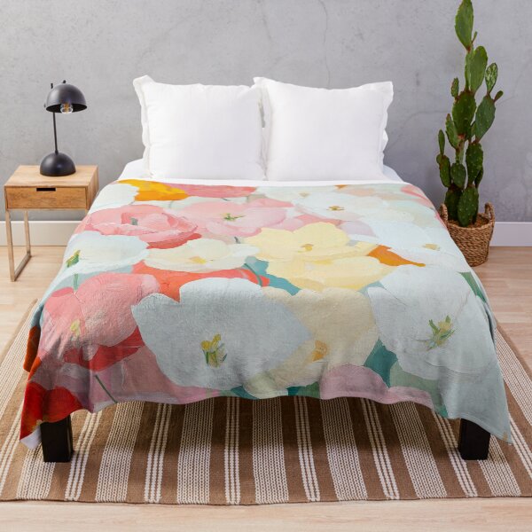 Item preview, Colorful Tulip Bouquet Oil Painting Print designed and sold by NatureSight.